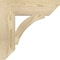 Ekena Millwork Thorton Slat Rough Sawn Bracket, Douglas Fir, 4"W x 16"D x 16"H BKT04X16X16THR06RDF - alternate 2